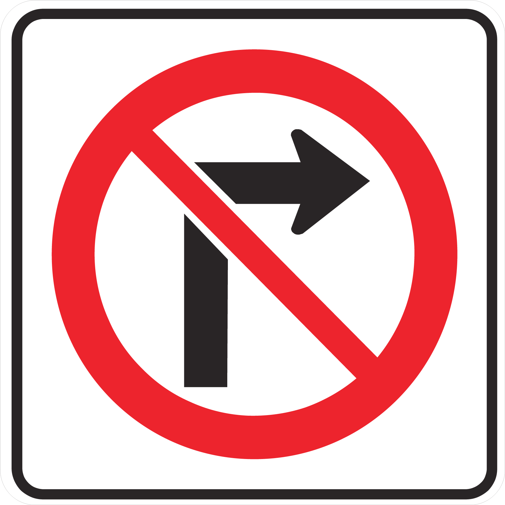 Regulatory Sign 60x60